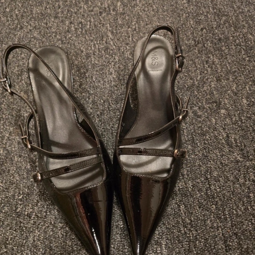 Marks & Spencer Black Patent Heels